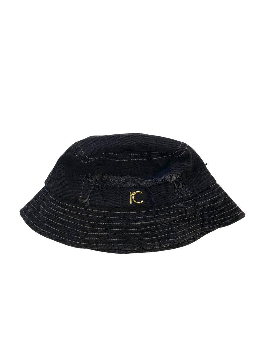 DENIM BUCKET HAT (black)